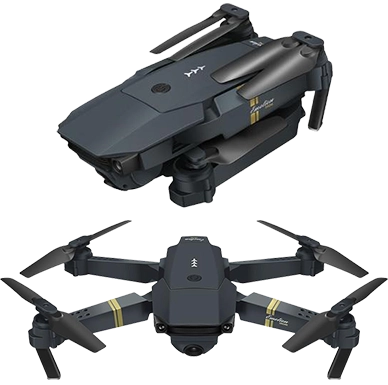 Stealth Drone 4K transparent image full size product and foldable